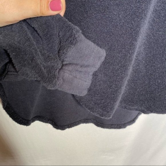 Revolve ALALA Curved Hem Knit Jumper Sweatshirt in Black - Picture 5 of 11